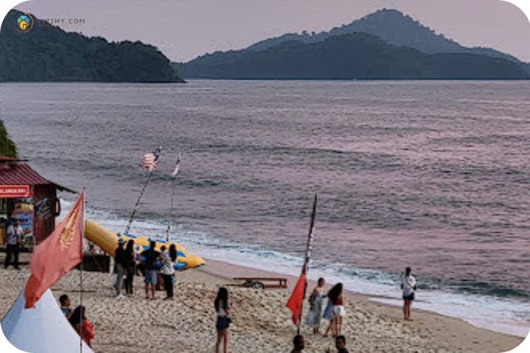 Imej Pasih Putih di Pantai Tengah