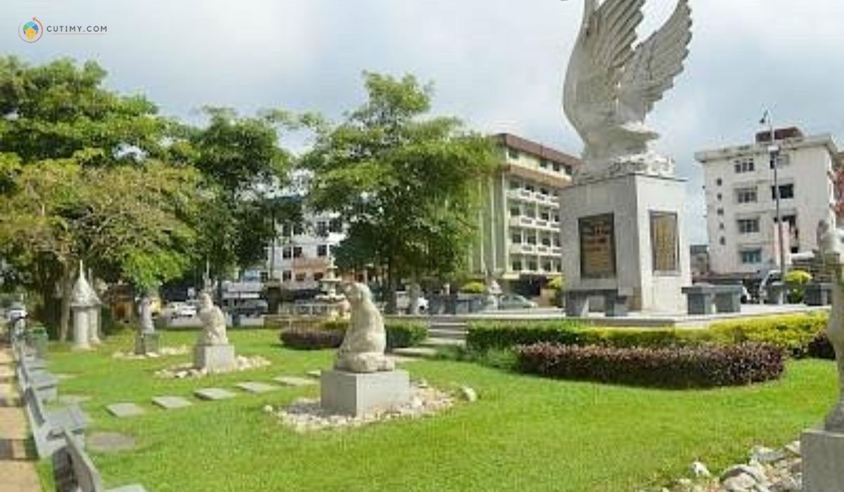 imej Taman Angsa Lin Tempat Menarik di Sibu